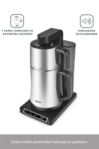 Smart Royaltea Plus 1781h 2 In 1 Inox Otomatik Çay Ve Türk Kahve Makinesi Wifi