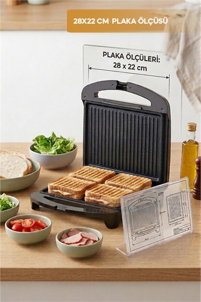 Ssm-2550 4 Dilim Tost Makinesi