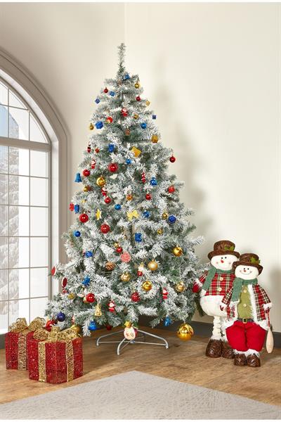 Ultra Premium Lüx 220 Cm Karlı Yılbaşı Çam Ağacı