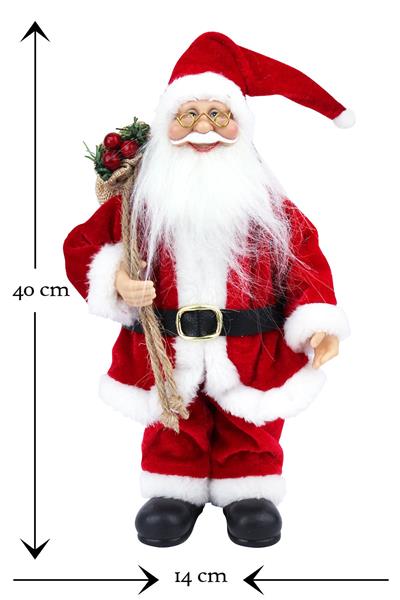 Waldern 14x35x9 Cm Torbalı Noel Baba Yılbaşı Süs