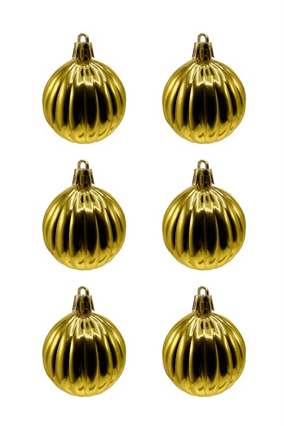 Waldern 5 cm 12li Top Gold Parlak Yılbaşı Ağaç Süsü