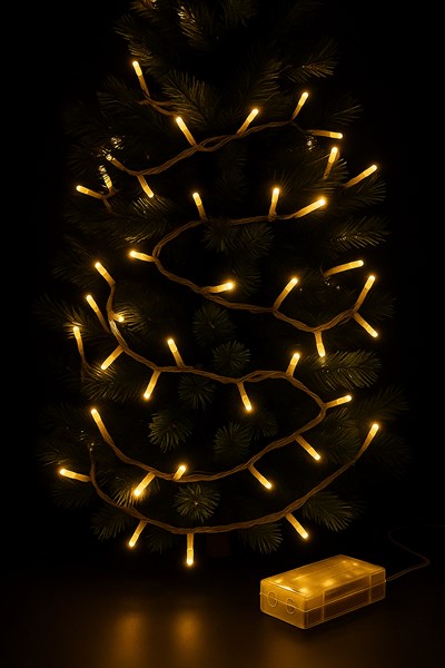 WALDERN 50LİK SARI PİLLİ LED IŞIK