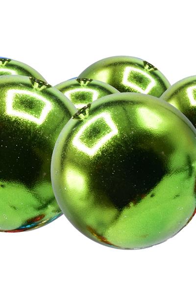 Waldern 6 cm 6lı Yeşil Cici Top Yılbaşı Ağacı Süsü