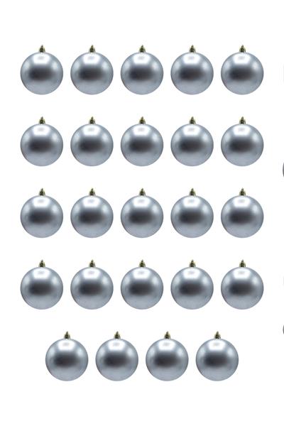 Waldern 6 Lı 10 Cm Mat Yılbaşı Ağacı Süsü Cici Top