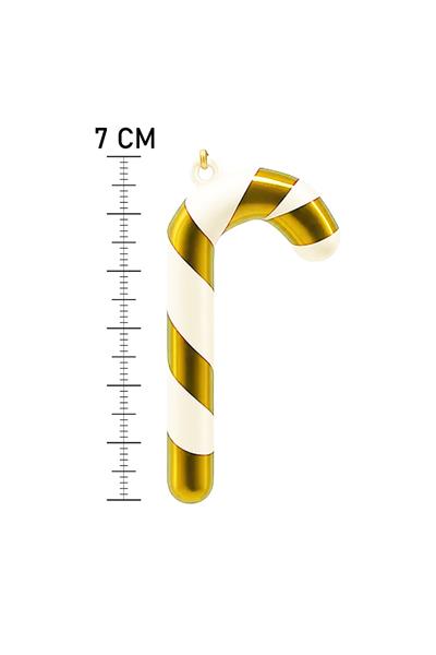 Waldern 6lı Şeker Kamışı Yılbaşı Süs 7cm