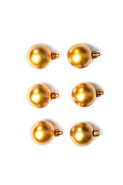 Waldern 6lı Yılbaşı Çam Ağacı Topu 4cm Gold