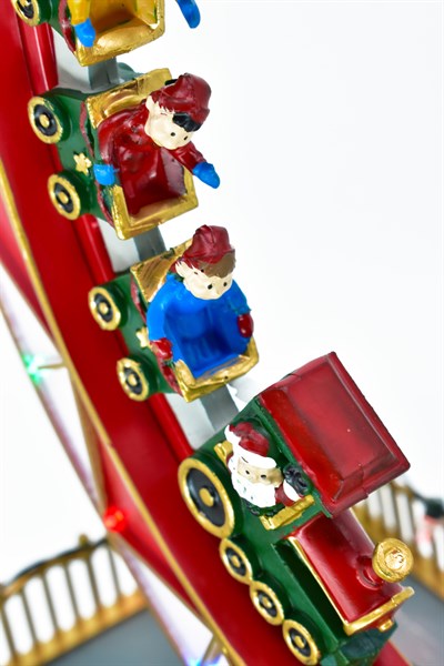 Waldern Luxury Dekoratif Işıklı Express Tren Yılbaşı Süsü