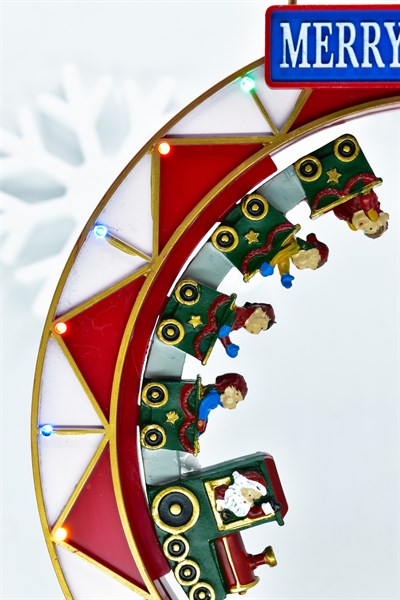 Waldern Luxury Dekoratif Işıklı Express Tren Yılbaşı Süsü