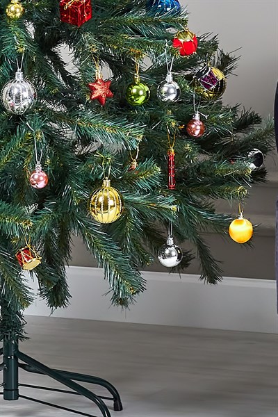 Waldern Luxury Series 180 Cm Yılbaşı Çam Ağacı Demir Ayaklı