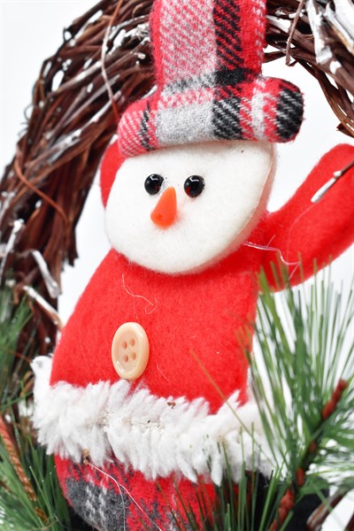 Waldern Luxury Yılbaşı Dekoratif Noel Baba Kapı Süsü 17*17cm