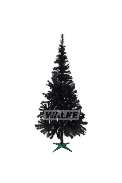 Waldern Luxury Yılbaşı Siyah Çam Ağacı 150 CM 260 Dal Plastik Ayaklı