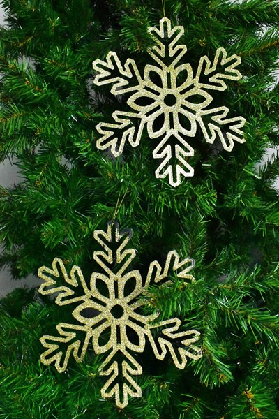 Waldern Premium 2li Simli Kar Tanesi XXL 28 Cm Yılbaşı Süsü