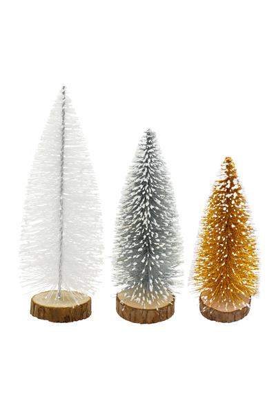 Waldern Premium 3lü Mini Ağaç Seti Mix 15cm-20cm-25c