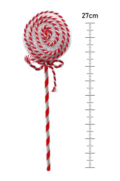 Waldern Premium Collection 2li Lolipop Süs Dekoratif Yılbaşı Süsü 27 Cm