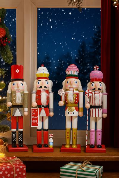 Waldern Premium Collection 38 cm Kurşun Asker Dekoratif Yılbaşı Süsü Mix