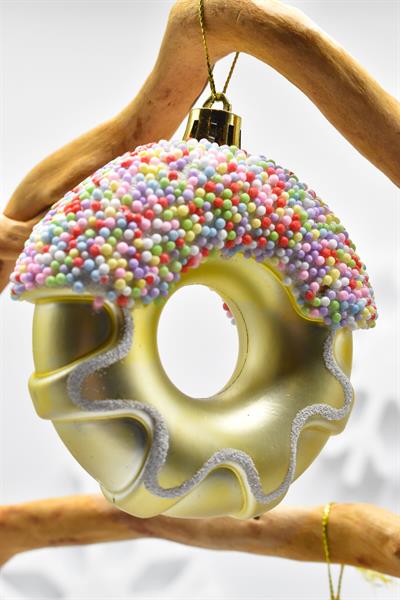 Waldern Premium Collection 3lü Donut Yılbaşı Süs 8 cm