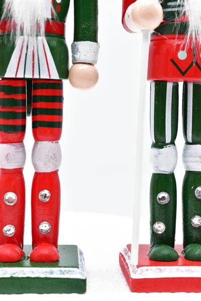 Waldern Premium Collection 4lü 13,5 Cm Kurşun Asker Seti Dekoratif Yılbaşı Süsü