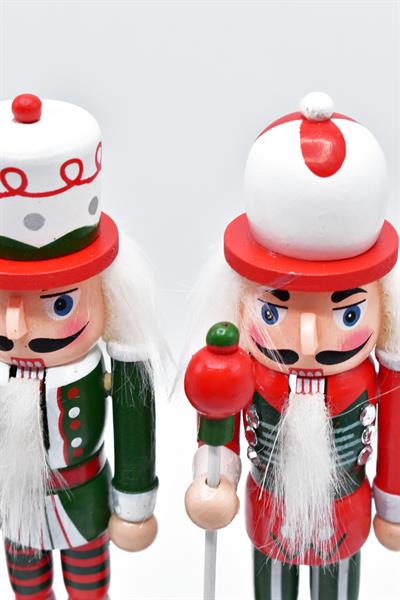 Waldern Premium Collection 4lü 13,5 Cm Kurşun Asker Seti Dekoratif Yılbaşı Süsü