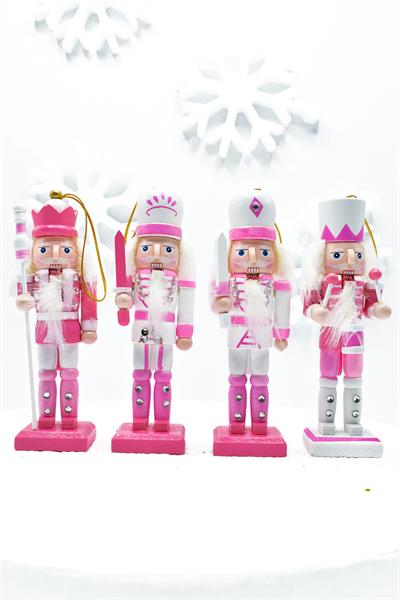 Waldern Premium Collection 4lü 13,5 Cm Kurşun Asker Seti Dekoratif Yılbaşı Süsü