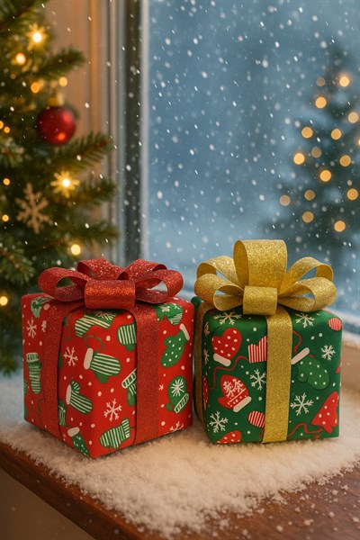 Waldern Premium Collection Mini Hediye Paketi Dekoratif Yılbaşı Süsü