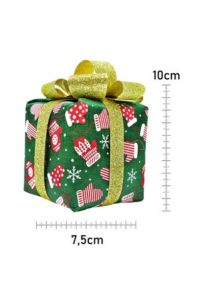 Waldern Premium Collection Mini Hediye Paketi Dekoratif Yılbaşı Süsü