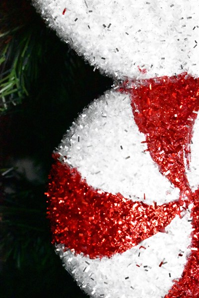 Waldern Premium Collection Parlak Şeker Süs 27x15 cm Yılbaşı Süsü