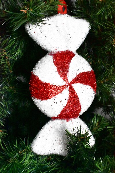 Waldern Premium Collection Parlak Şeker Süs 27x15 cm Yılbaşı Süsü