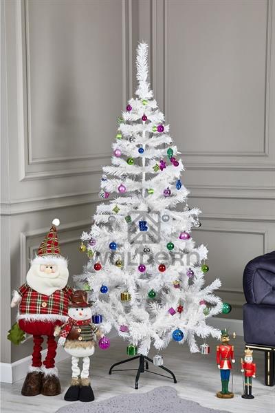 Waldern Premium Luxury 180 Cm Beyaz Yılbaşı Çam Ağacı