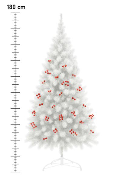 Waldern Premium Luxury Kokinalı Beyaz 180 cm Ağaç Yeni Model
