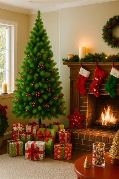 Waldern Premium Luxury Kokinalı Yeşil 180 cm Ağaç Yeni Model