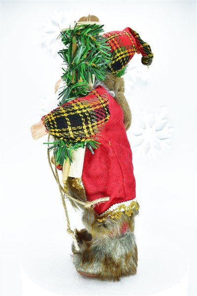 Waldern Premium Luxury Noel Baba Santa 30 Cm Yılbaşı Dekoratif Süs