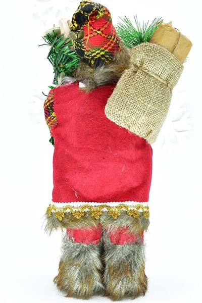 Waldern Premium Luxury Noel Baba Santa 30 Cm Yılbaşı Dekoratif Süs