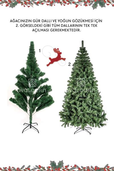 Waldern Premium Luxury Series 240 CM Yılbaşı Çam Ağacı
