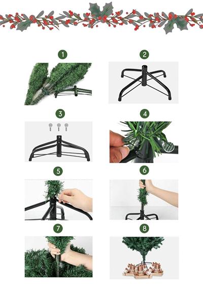 Waldern Premium Luxury Series 240 CM Yılbaşı Çam Ağacı