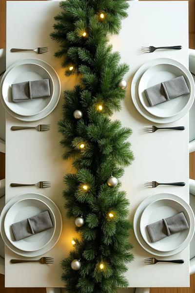 Waldern Yılbaşı 160 Cm Büyük Boy Çam Garland Işıklı Set Led