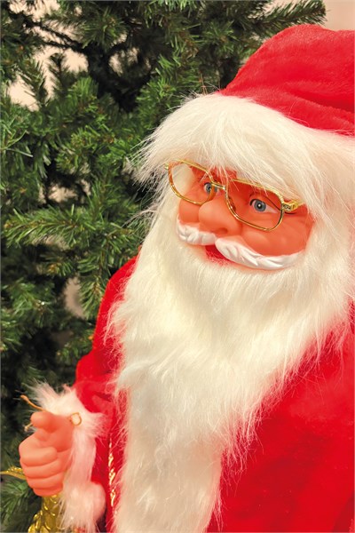 Waldern Yılbaşı 160 Cm Büyük Boy Hareketli Noel Baba Şarkı Söyler