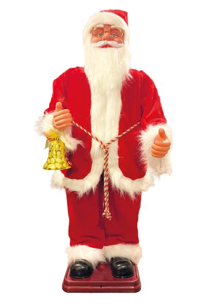 Waldern Yılbaşı 160 Cm Büyük Boy Hareketli Noel Baba Şarkı Söyler