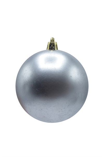 Waldern Yılbaşı Çam Ağacı Süsü Gümüş 8 Cm Mat 6lı Cici Top