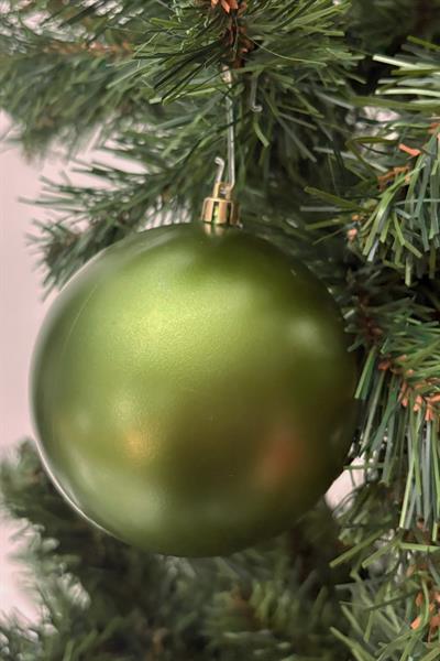 Waldern Yılbaşı Çam Ağacı Süsü Mat 6 Cm 6lı Cicitop