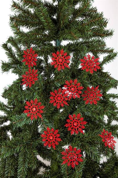 Waldern Yılbaşı Çam Ağacı Süsü Simli Kar Tanesi 12li