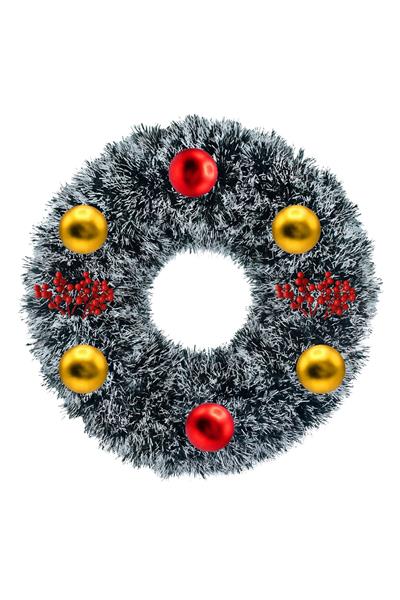 Waldern Yılbaşı Kapı Süsü 45 cm Dekoratif Yılbaşı Süsü