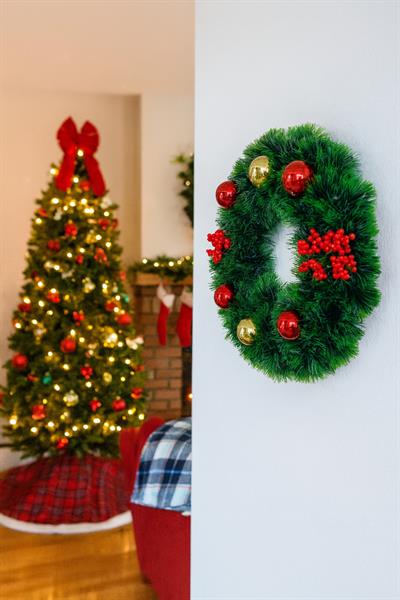 Waldern Yılbaşı Kapı Süsü 45 cm Dekoratif Yılbaşı Süsü