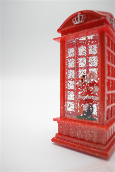 Waldern Yılbaşı Temalı Işıklı Figürlü Dekoratif Kare Fener (1 Adet)