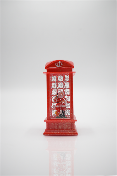 Waldern Yılbaşı Temalı Işıklı Figürlü Dekoratif Kare Fener (1 Adet)