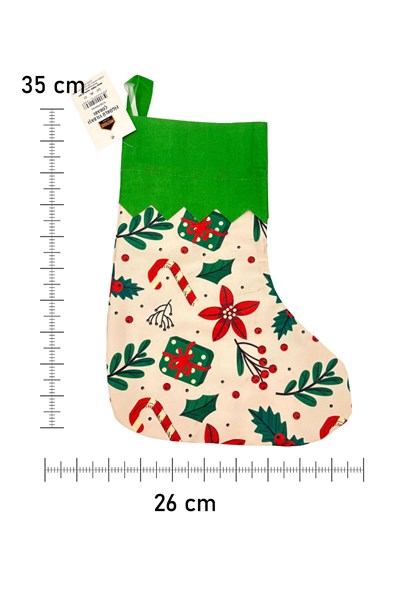 Waldern Yılbaşı Yeni Model Renkli Figürlü Çorap