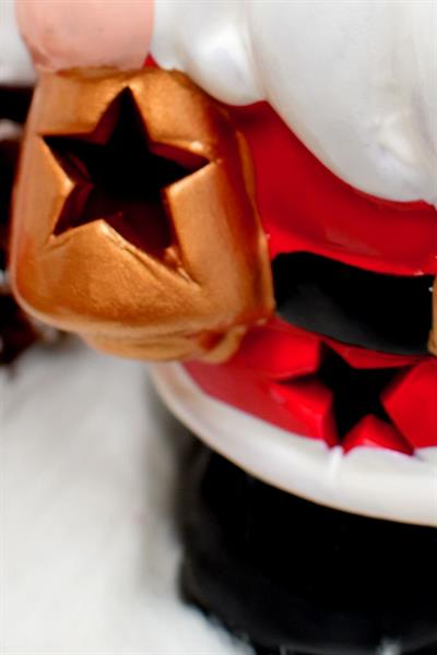 Yılbaş Temalı Noel Mumluk Yılbaşı Süsü 14cm