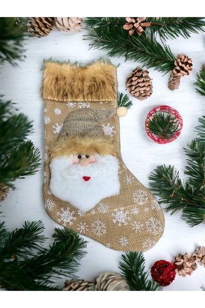 Yılbaşı Çam Ağacı Çorabı 30 cm Mix (1 ADET)