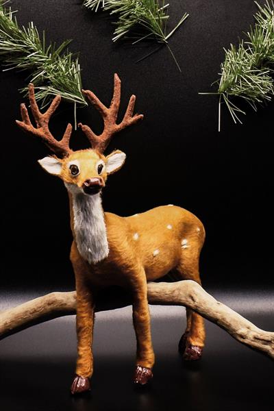 Yılbaşı Dekoratif 25 Cm Geyik Süs Rudolf