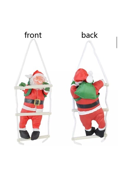 Yılbaşı Merdivenli 3lü Noel Baba