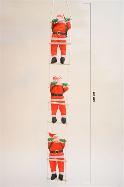 Yılbaşı Merdivenli 3lü Noel Baba